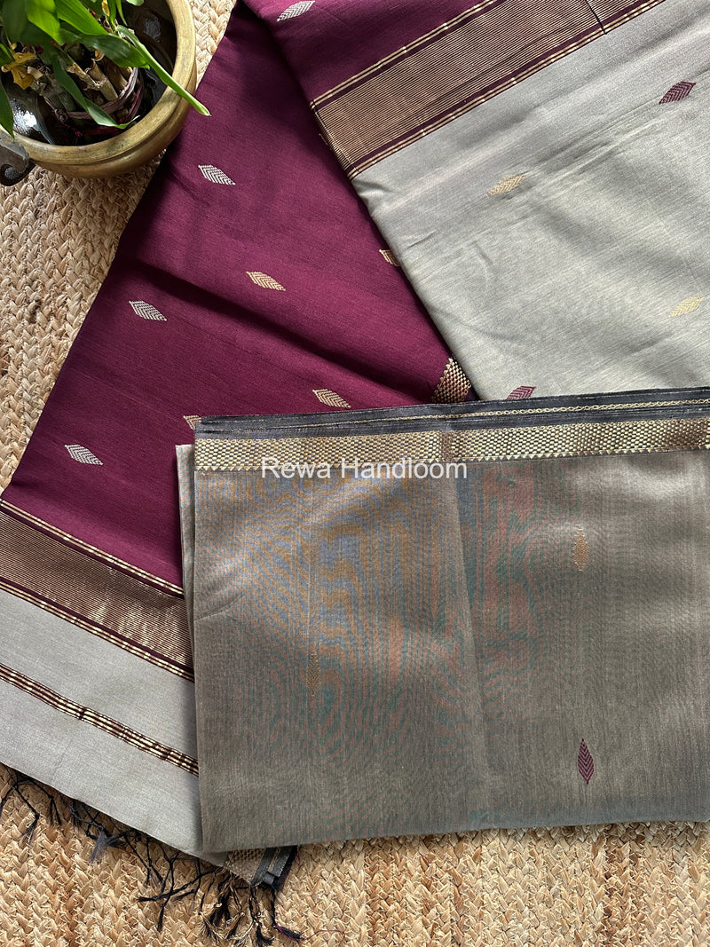 Maheshwari Aami Butti Saree
