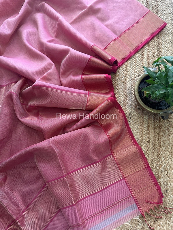 Exclusive Maheshwari Tissue Silk Saree