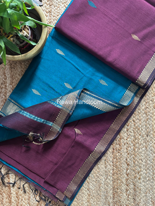 Maheshwari Aami Butti Saree