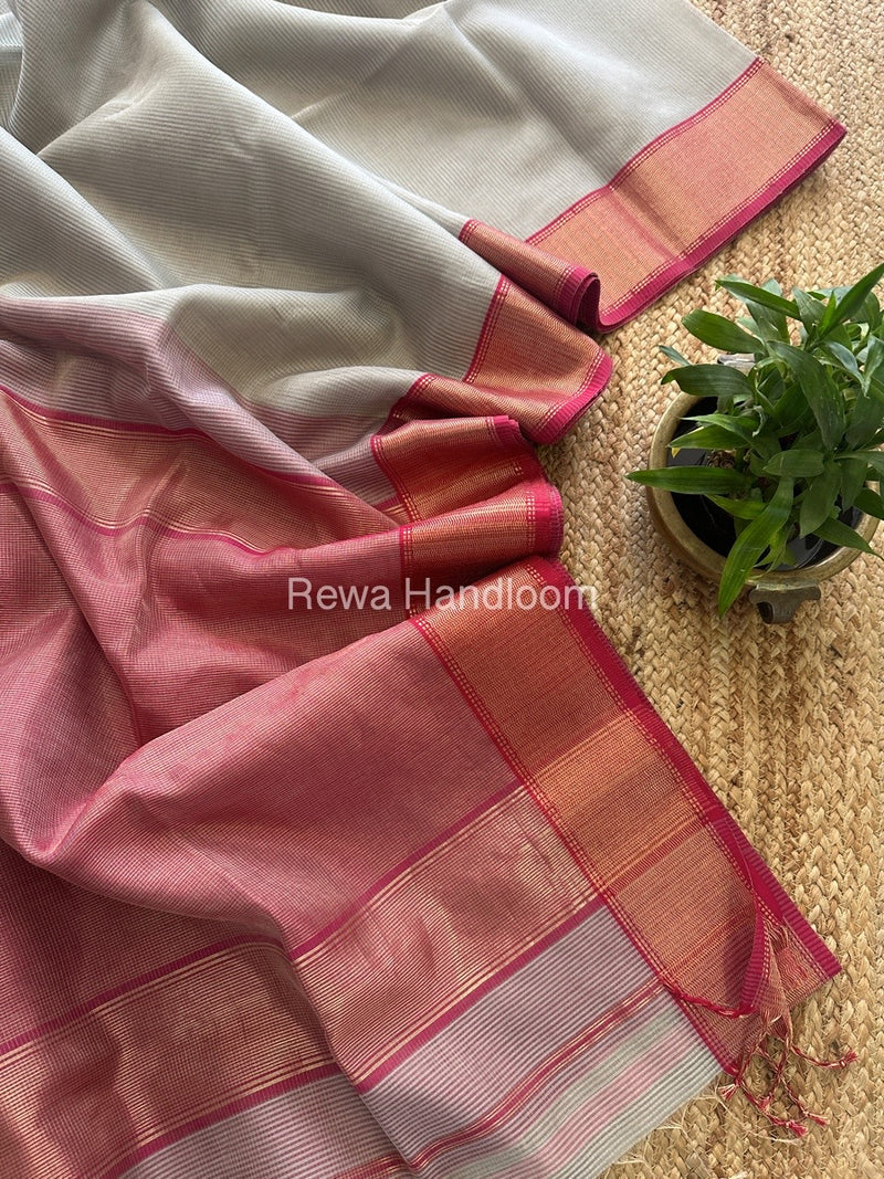 Exclusive Maheshwari Tissue Silk Saree 