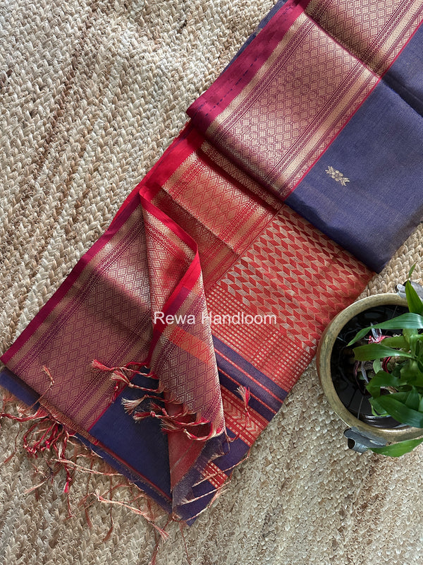 Maheshwari Tissue Rich Pallu Saree
