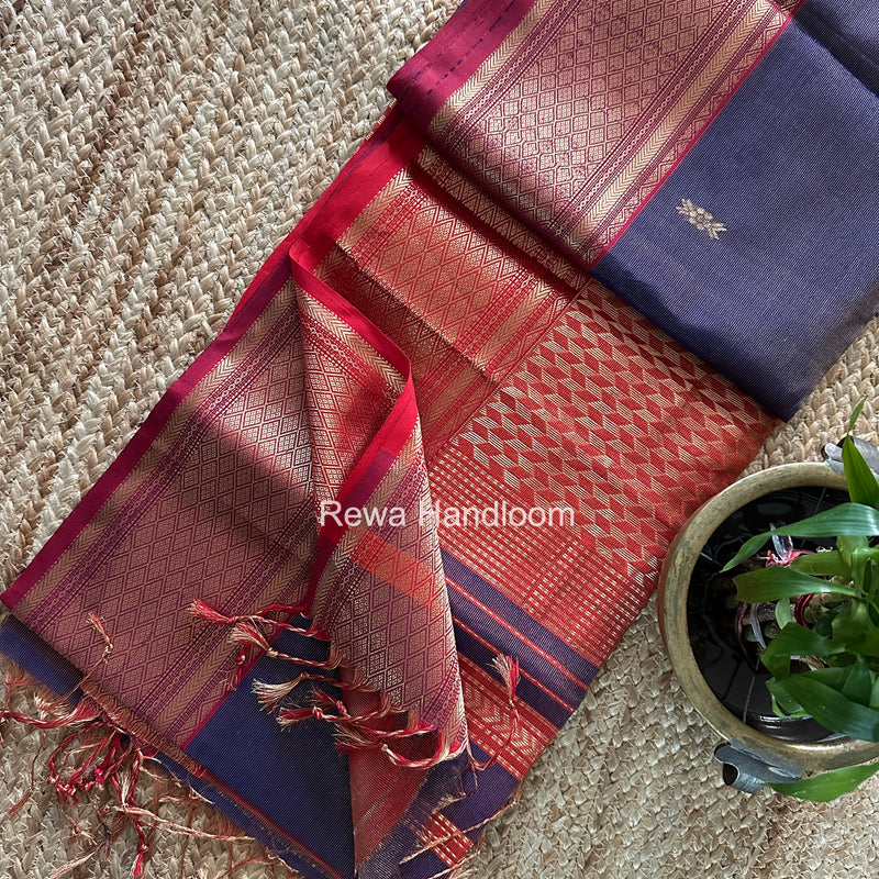 Maheshwari Tissue Rich Pallu Saree