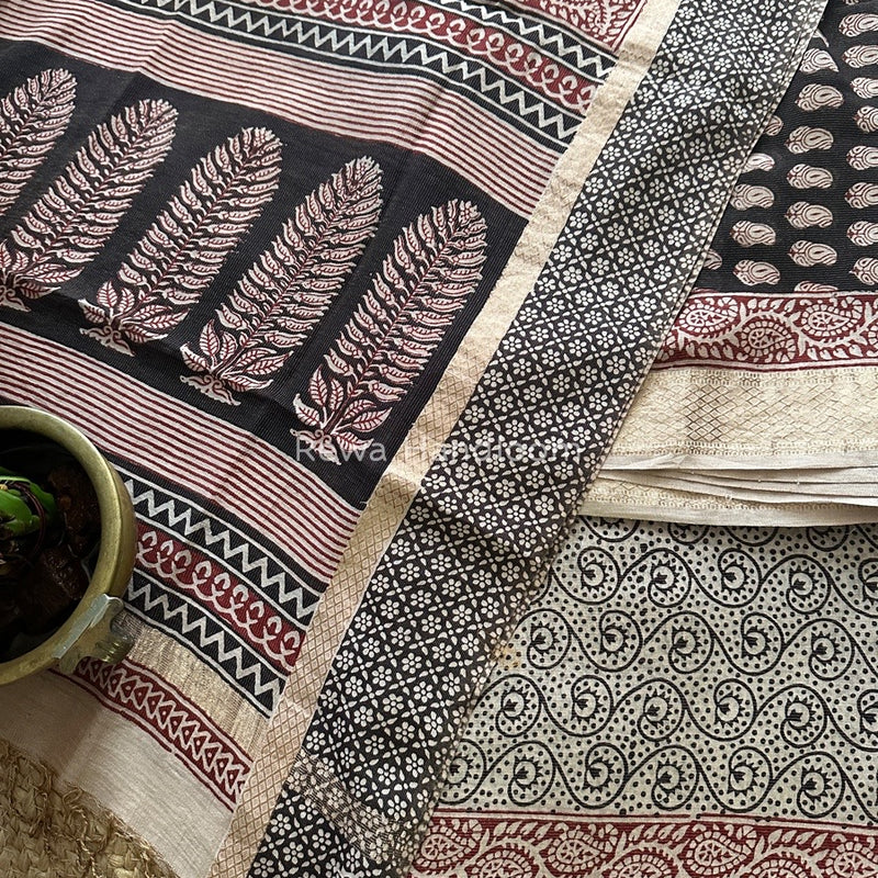  Bagh Print Tissue Suit