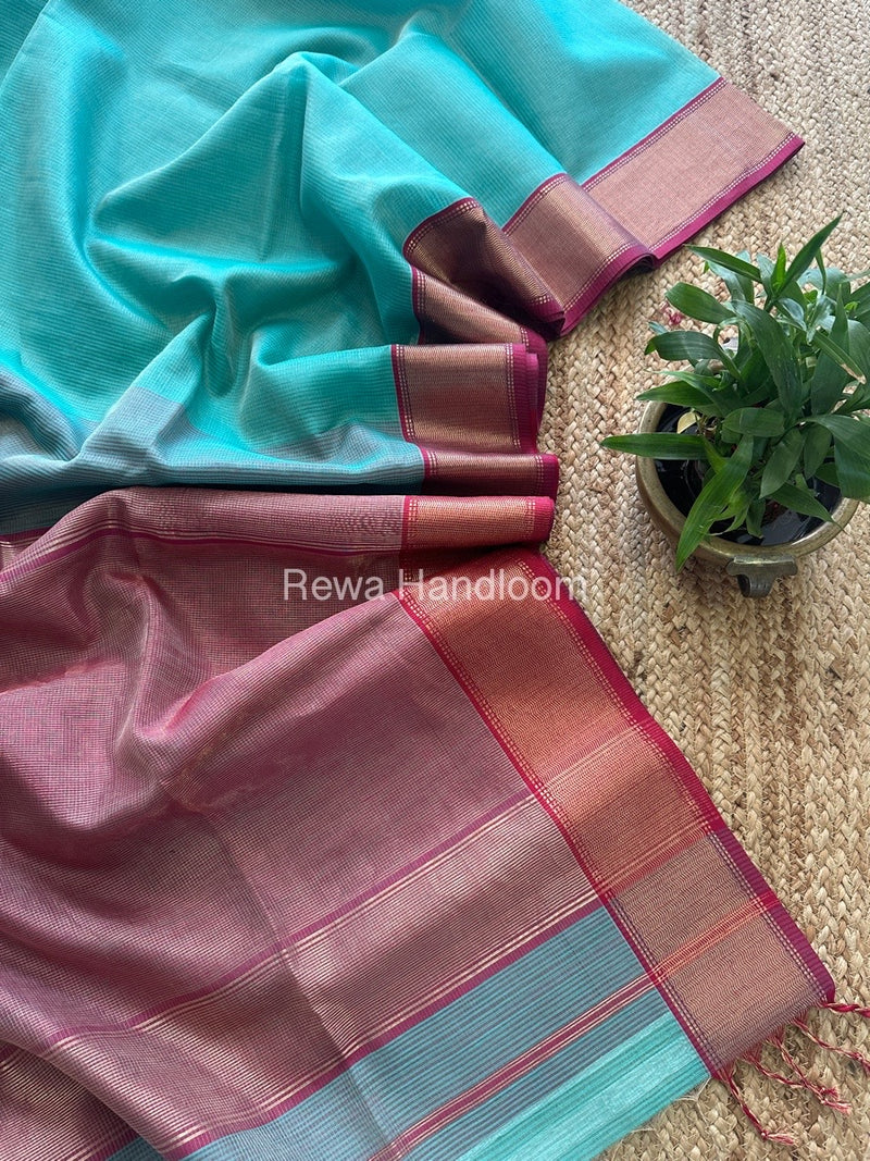 Exclusive Maheshwari Tissue Silk Saree