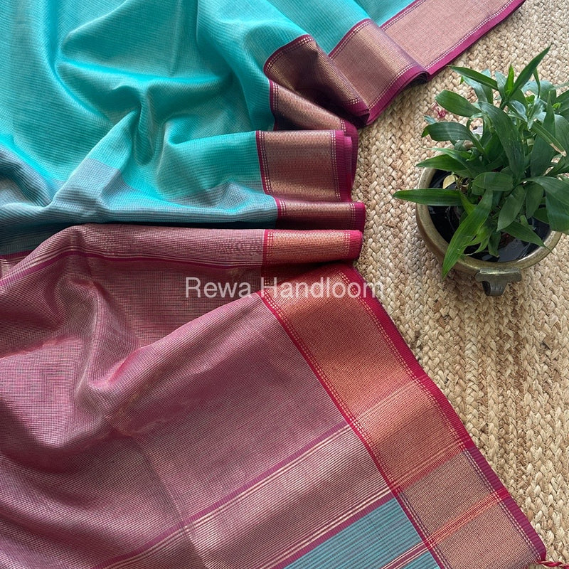 Exclusive Maheshwari Tissue Silk Saree