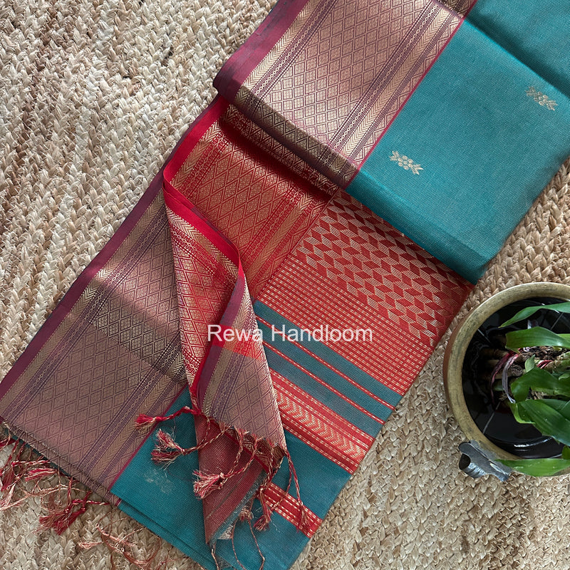 Maheshwari Tissue Rich Pallu Saree