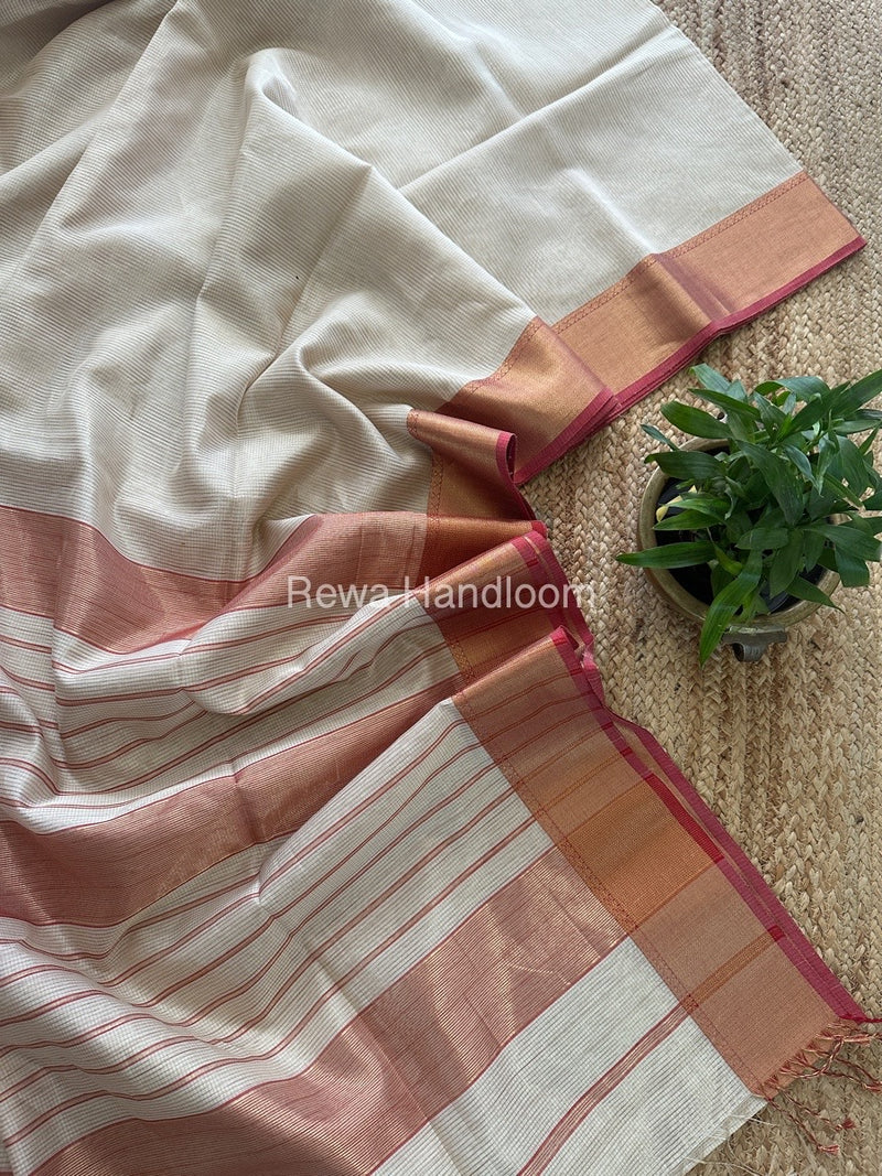 Exclusive Maheshwari Tissue Silk Saree