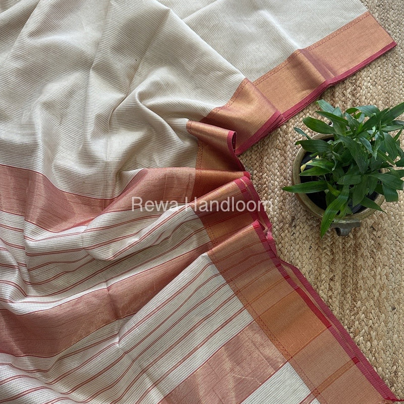 Exclusive Maheshwari Tissue Silk Saree
