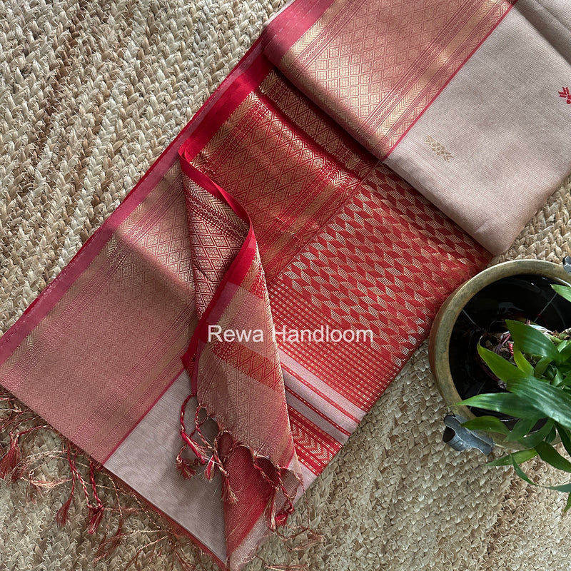 Maheshwari Tissue Rich Pallu Saree