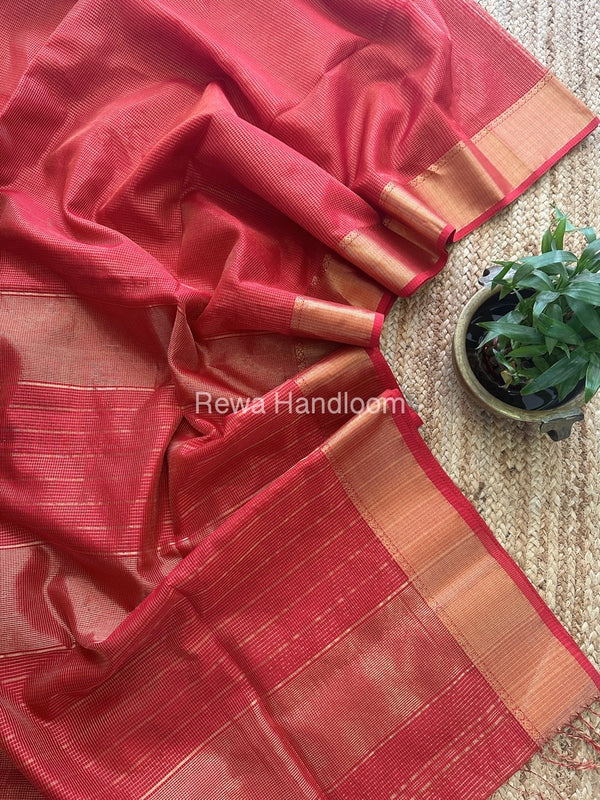 Exclusive Maheshwari Tissue Silk Saree
