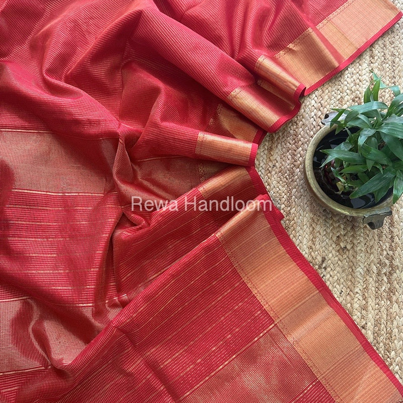 Exclusive Maheshwari Tissue Silk Saree