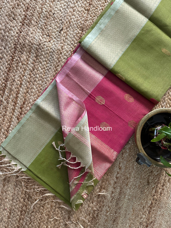 Maheshwari Tissue Silk Saree