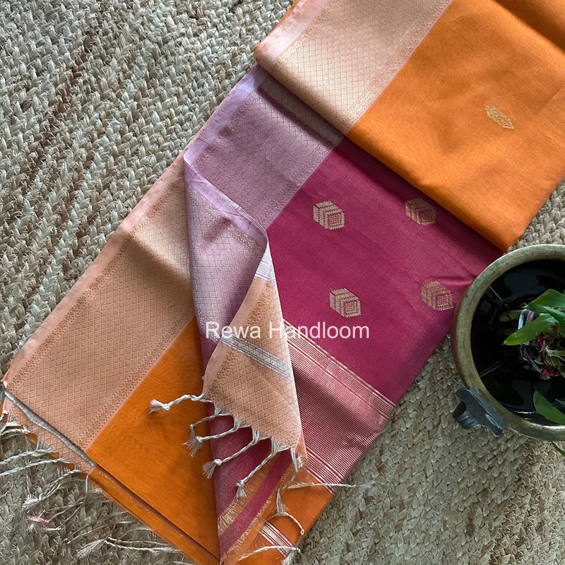 Maheshwari Tissue Silk Saree