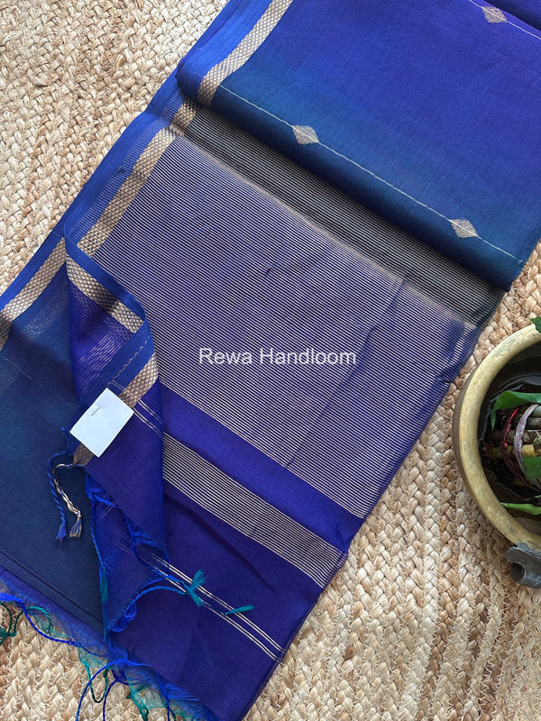  Lining Butti Shaded Maheshwari Saree