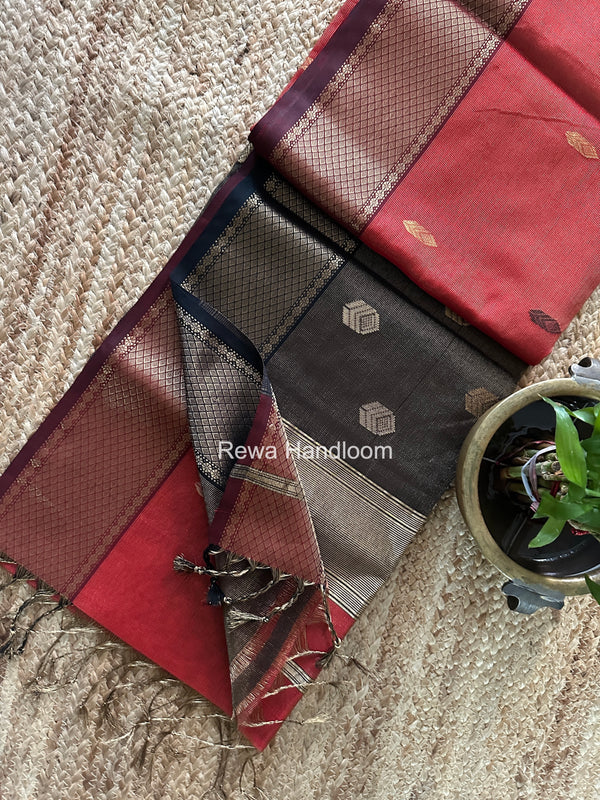 Maheshwari Tissue Silk Saree
