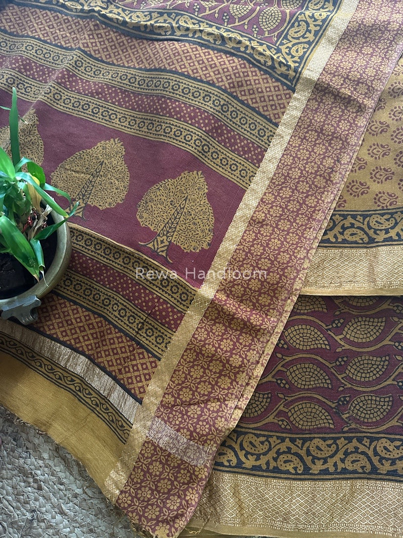  Bagh Print Tissue Suit