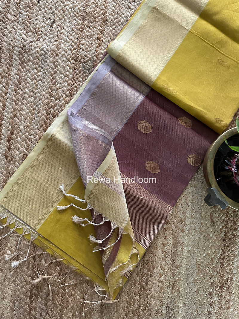 Maheshwari Tissue Silk Saree
