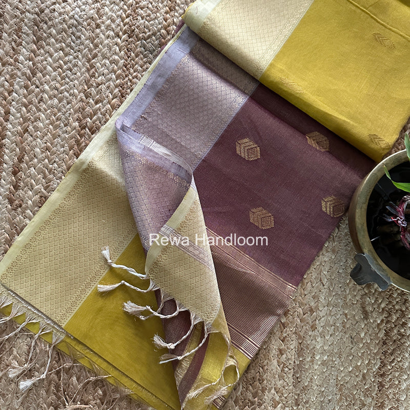 Maheshwari Tissue Silk Saree