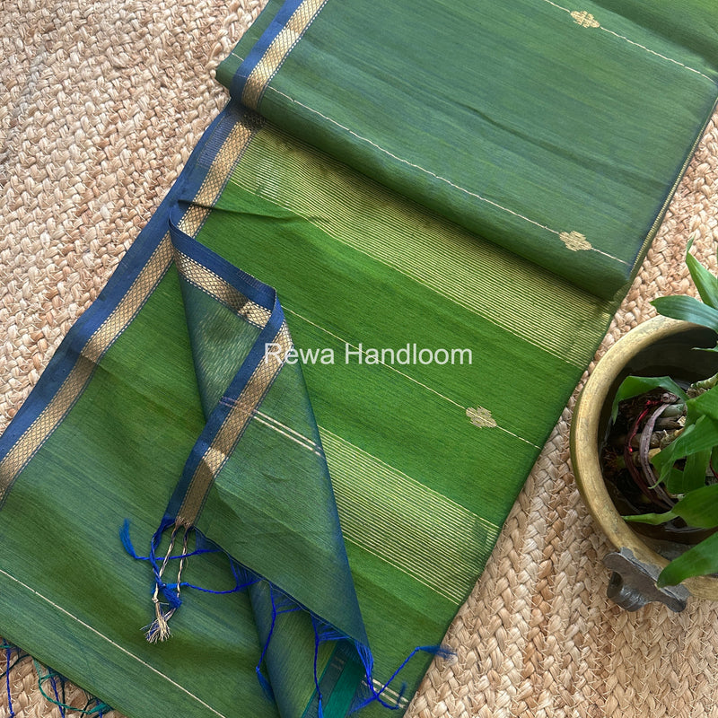  Lining Butti Shaded Maheshwari Saree
