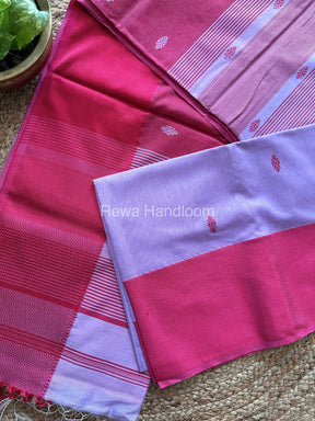 Maheshwari Lavender Resham Thread Butti Saree-RBS-02