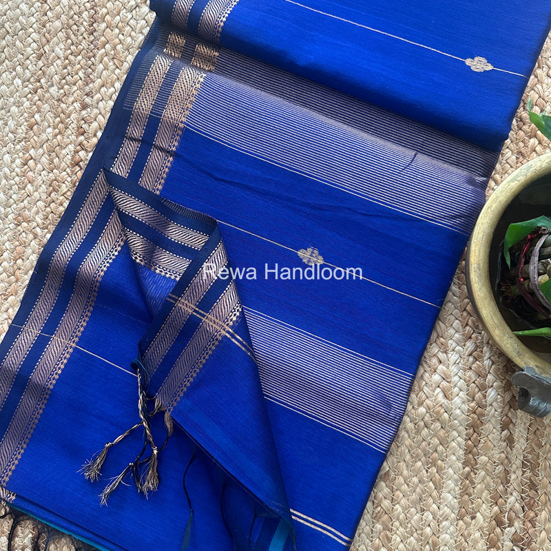  Lining Butti Shaded Maheshwari Saree