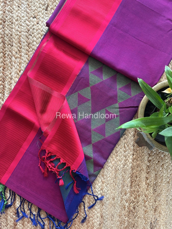 Maheshwari Heavy Pallu Saree