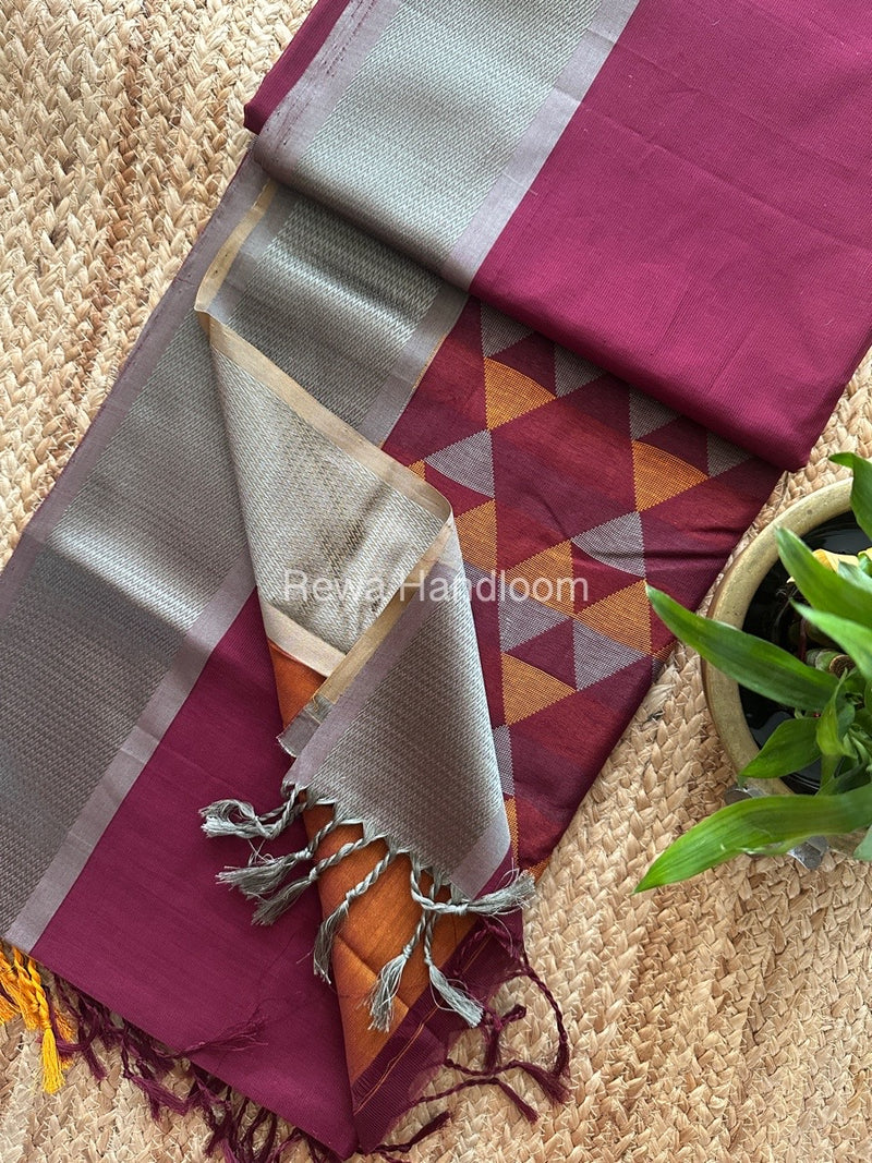 Maheshwari Heavy Pallu Saree