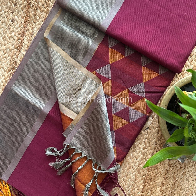 Maheshwari Heavy Pallu Saree