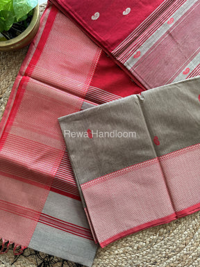 Maheshwari Tussar Resham Thread Butti Saree-RBS-010