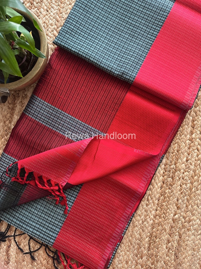 Maheshwari Resham Thread Border Saree