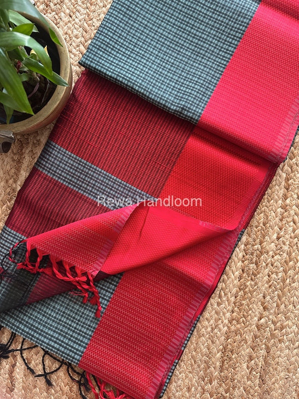 Maheshwari Resham Thread Border Saree