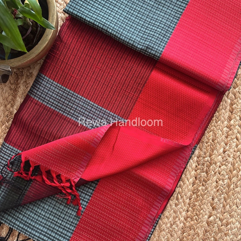 Maheshwari Resham Thread Border Saree