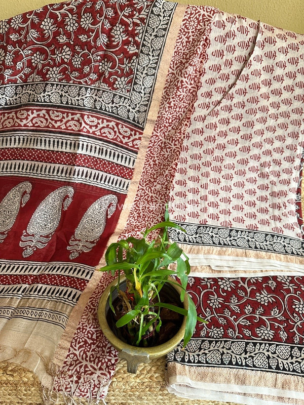 Maheshwari Bagh Print Suit