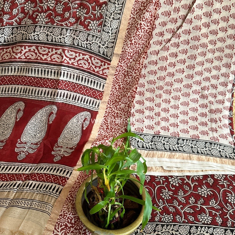 Maheshwari Bagh Print Suit