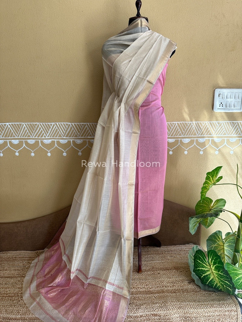 Maheshwari Tissue Buta Dress Material