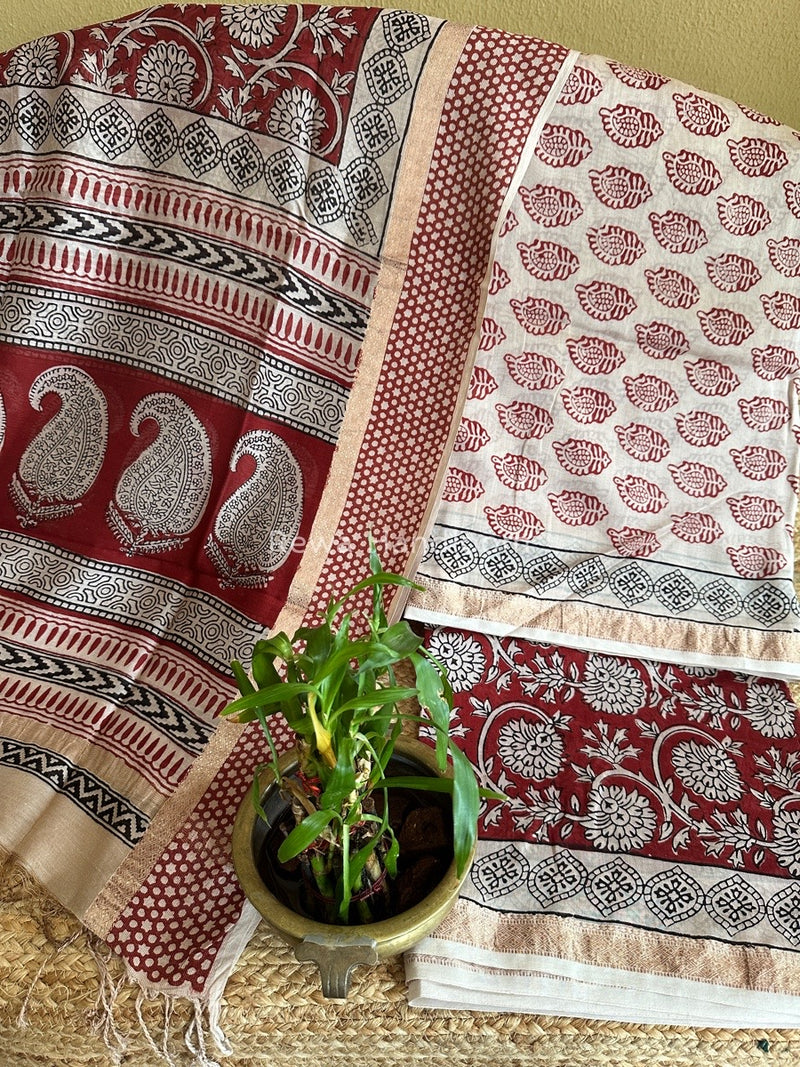Maheshwari Bagh Print Suit