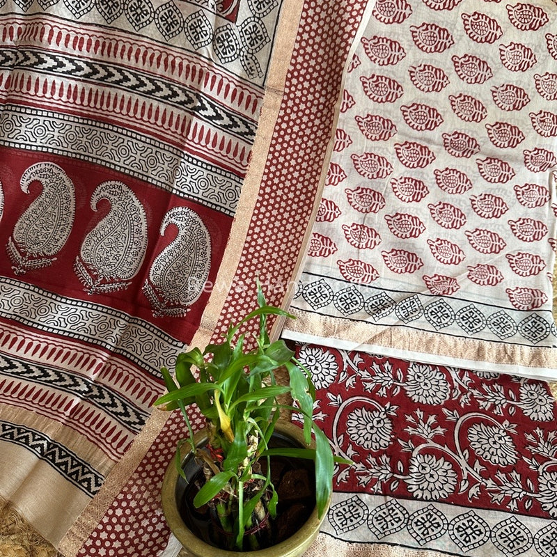 Maheshwari Bagh Print Suit