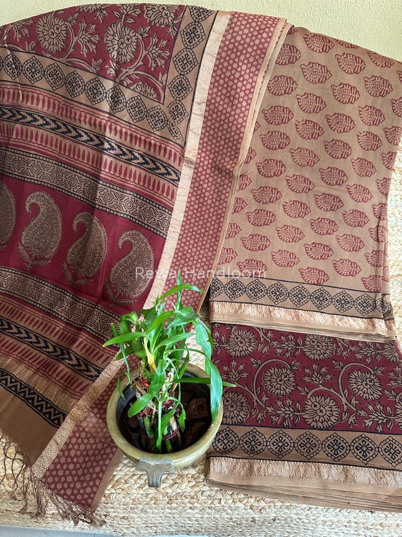 Maheshwari Bagh Print Suit