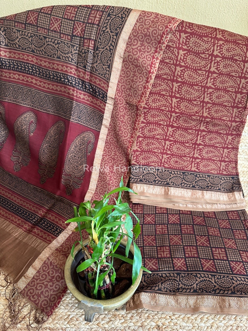 Maheshwari Bagh Print Suit