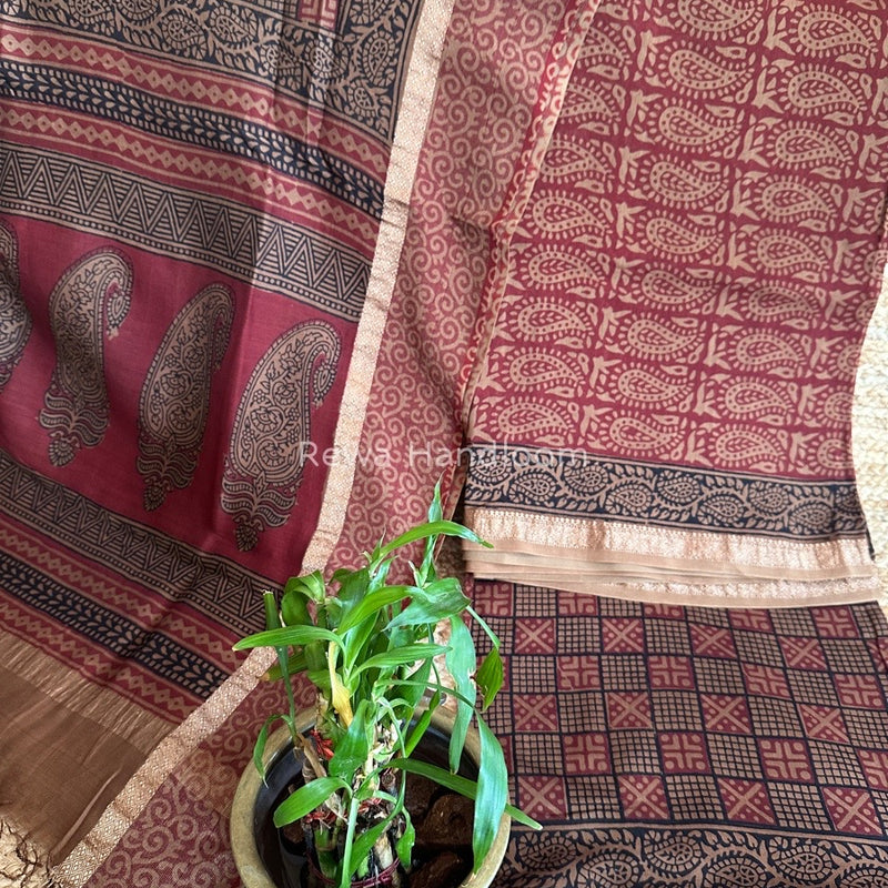 Maheshwari Bagh Print Suit
