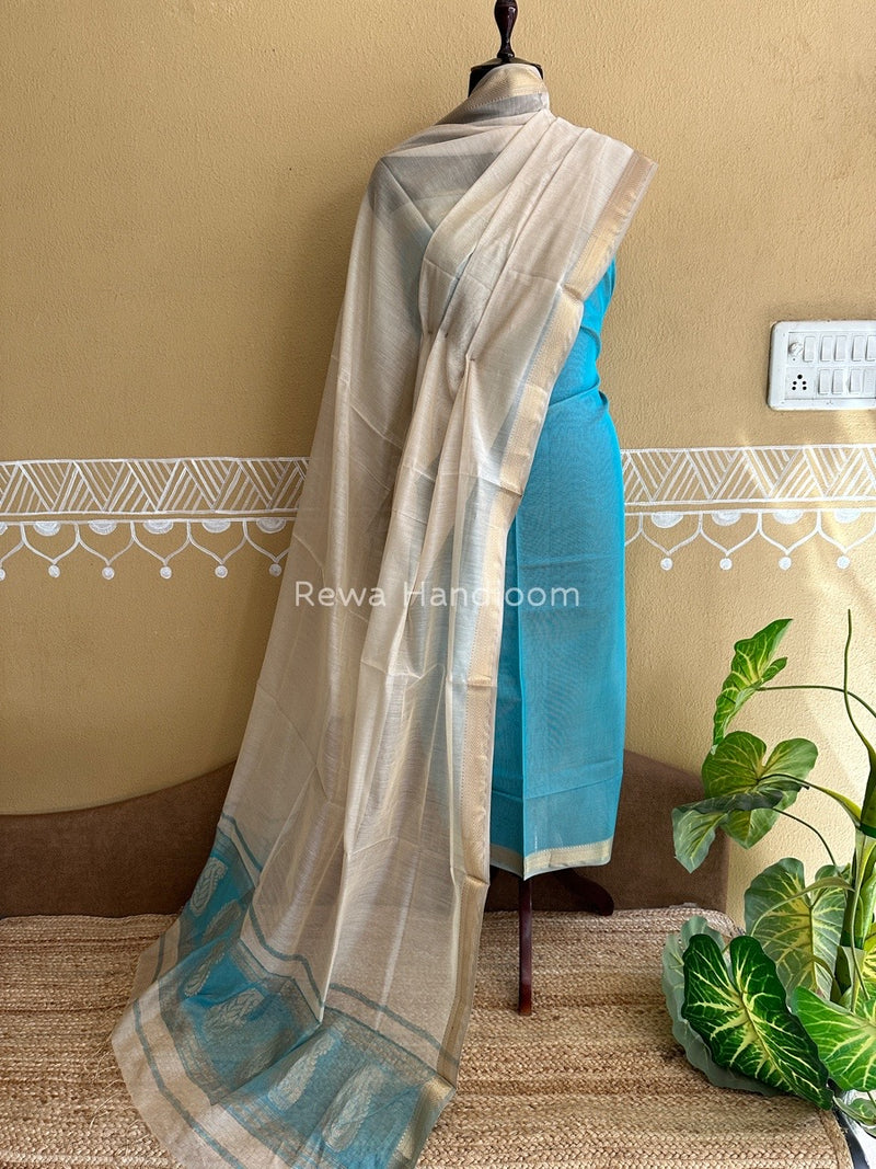 Maheshwari Tissue Buta Dress Material