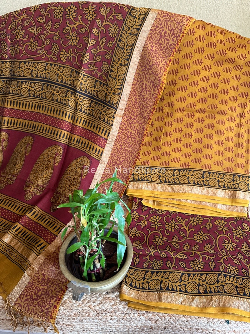 Maheshwari  Bagh Print Suit