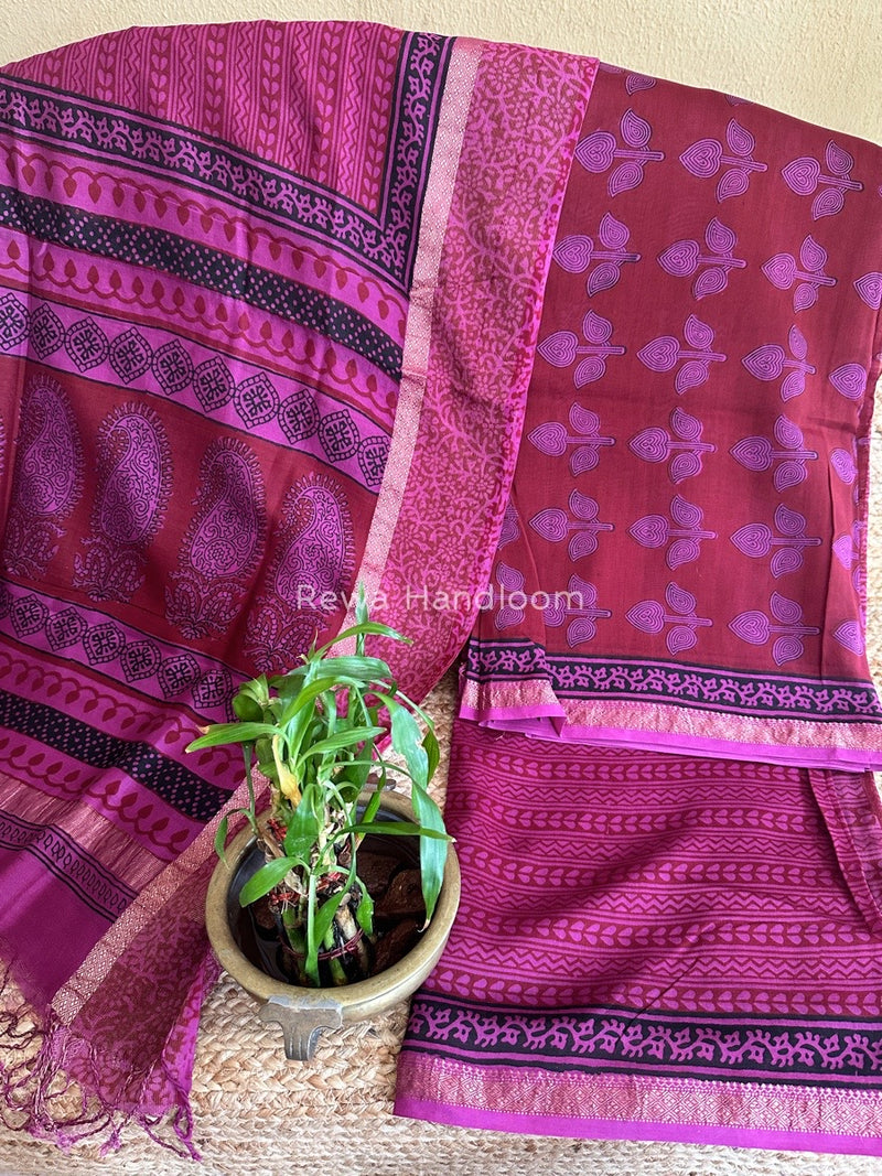 Maheshwari Bagh Print Suit