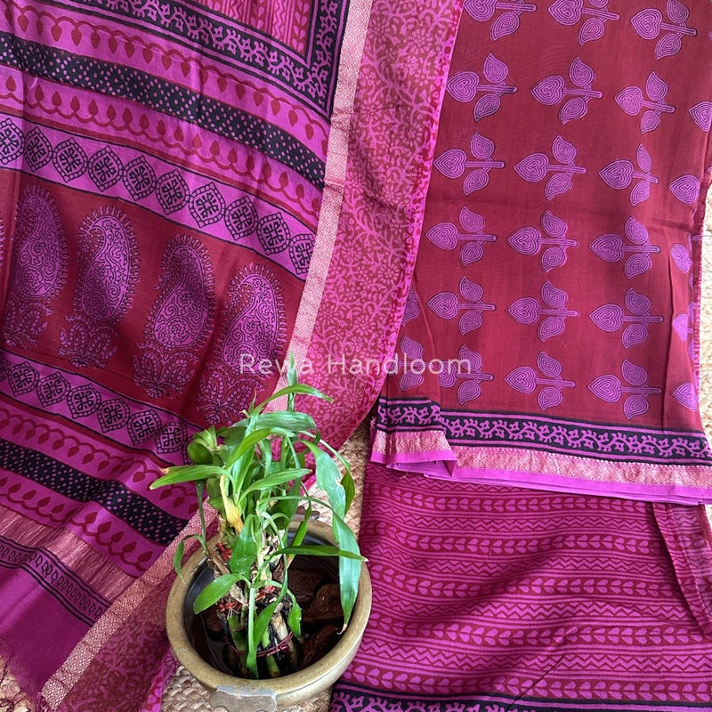 Maheshwari Bagh Print Suit