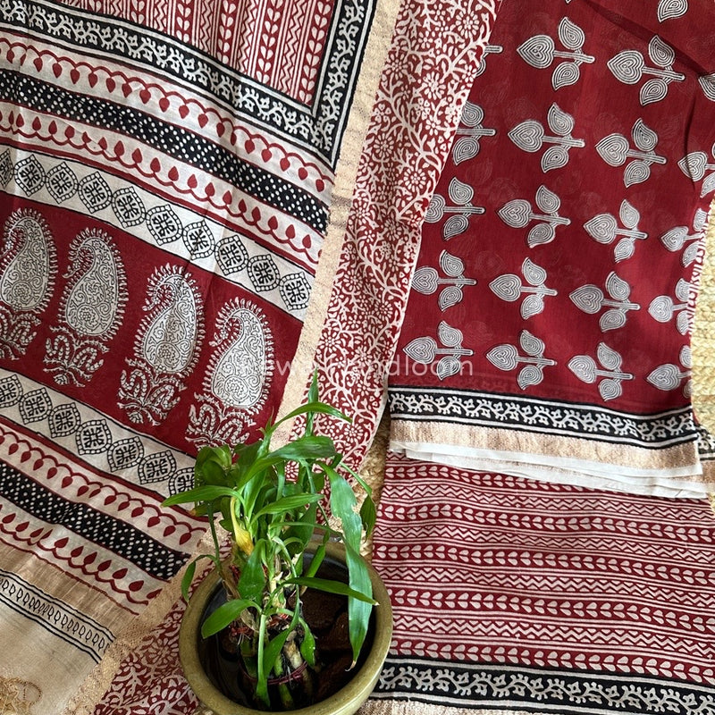 Maheshwari Bagh Print Suit