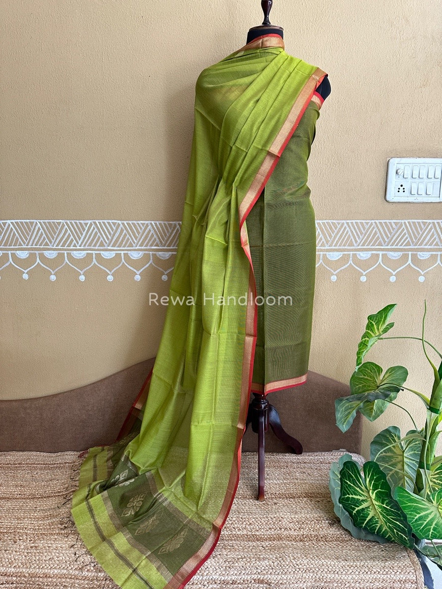 Maheshwari Tissue Buta Dress Material