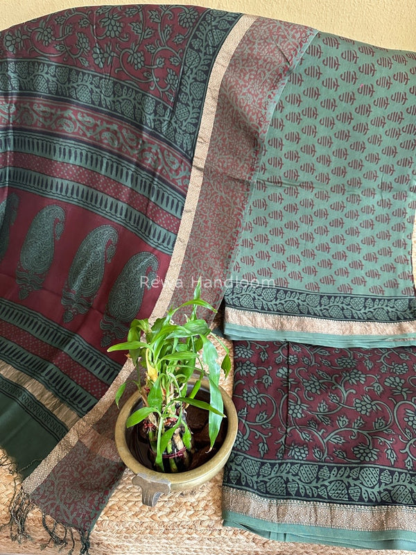 Maheshwari Bagh Print Suit