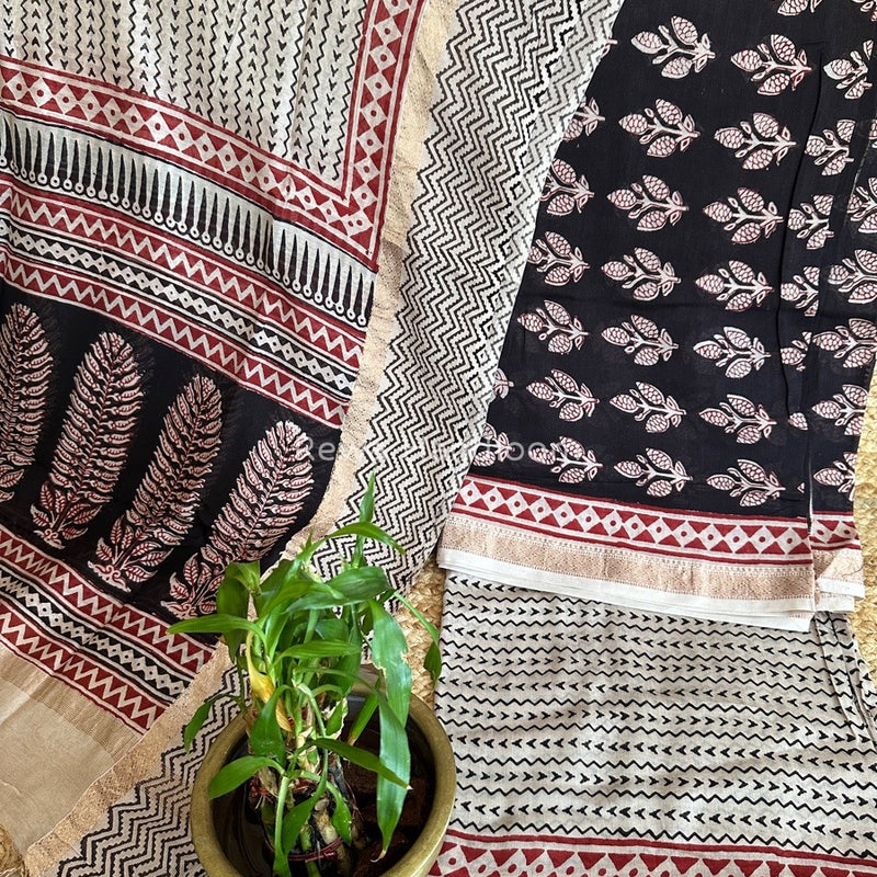Maheshwari Bagh Print Suit