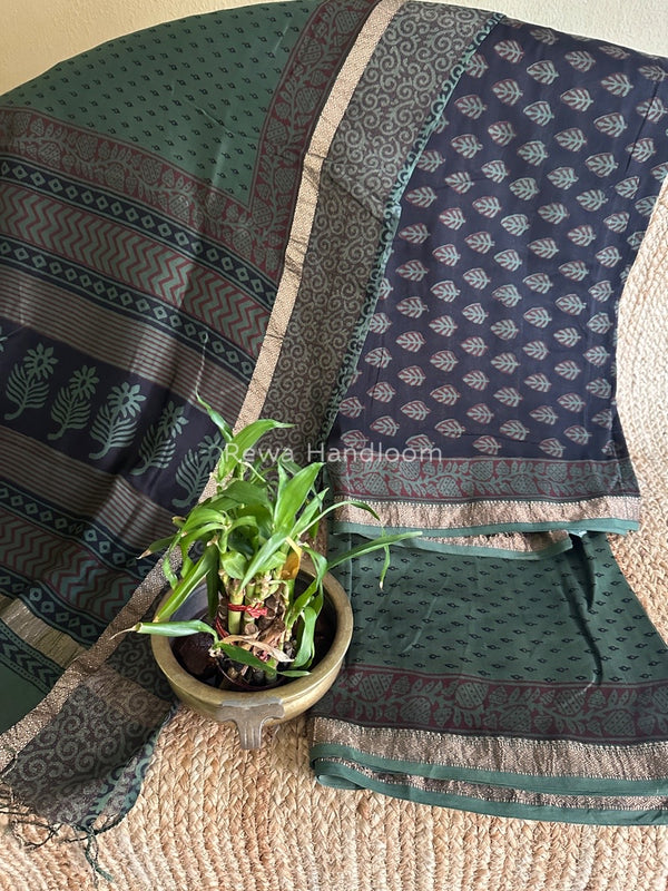Maheshwari Bagh Print Suit