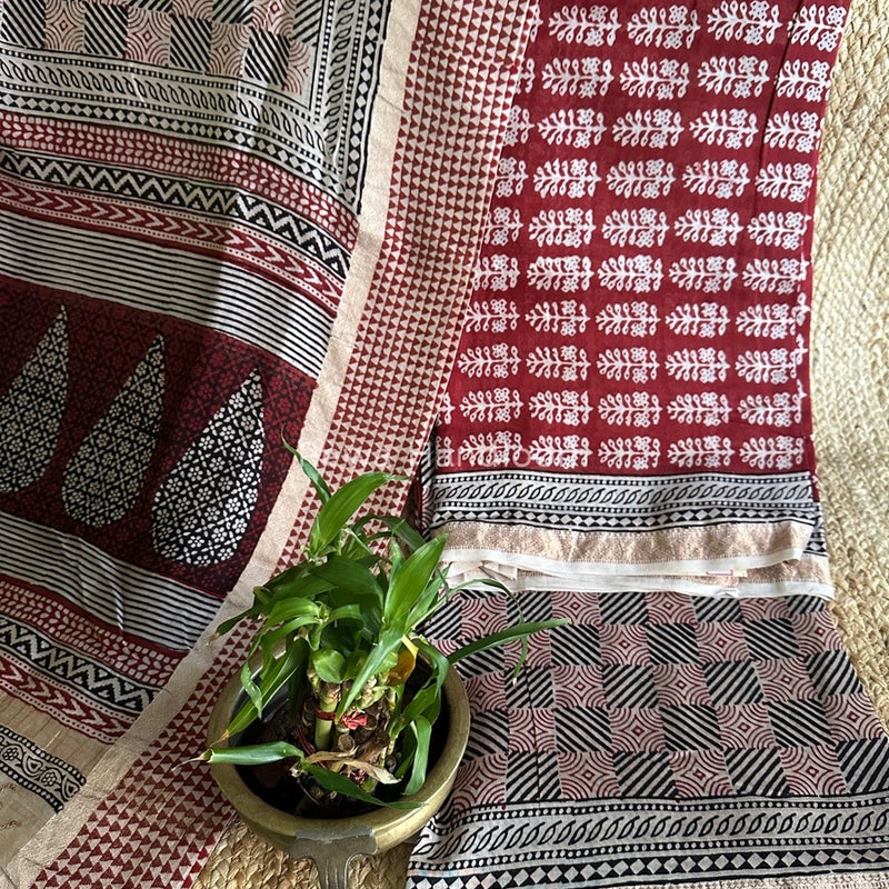 Maheshwari Bagh Print Suit